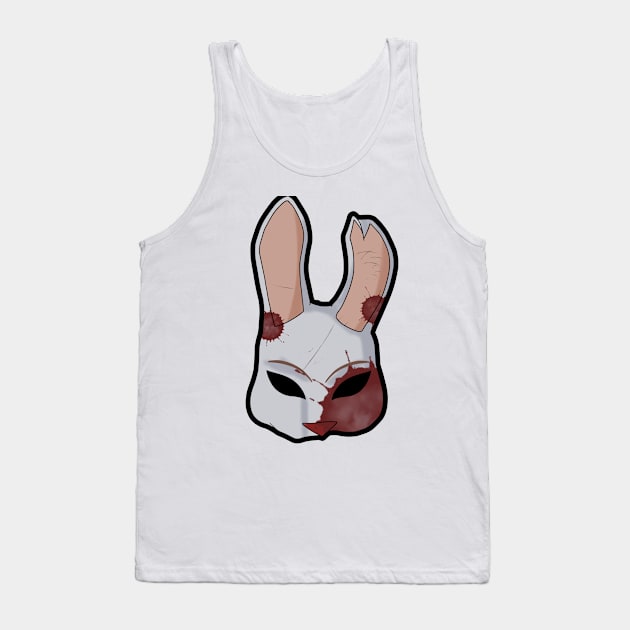 Huntress Mask - Rabbit Tank Top by RickSoleni